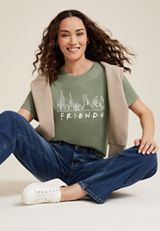 Friends Relaxed Fit Graphic Tee, C2834, small