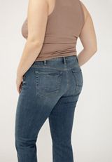 Plus Size Silver Jeans Co.&reg; Suki Curvy Mid Rise Luxe Stretch Capri, , small