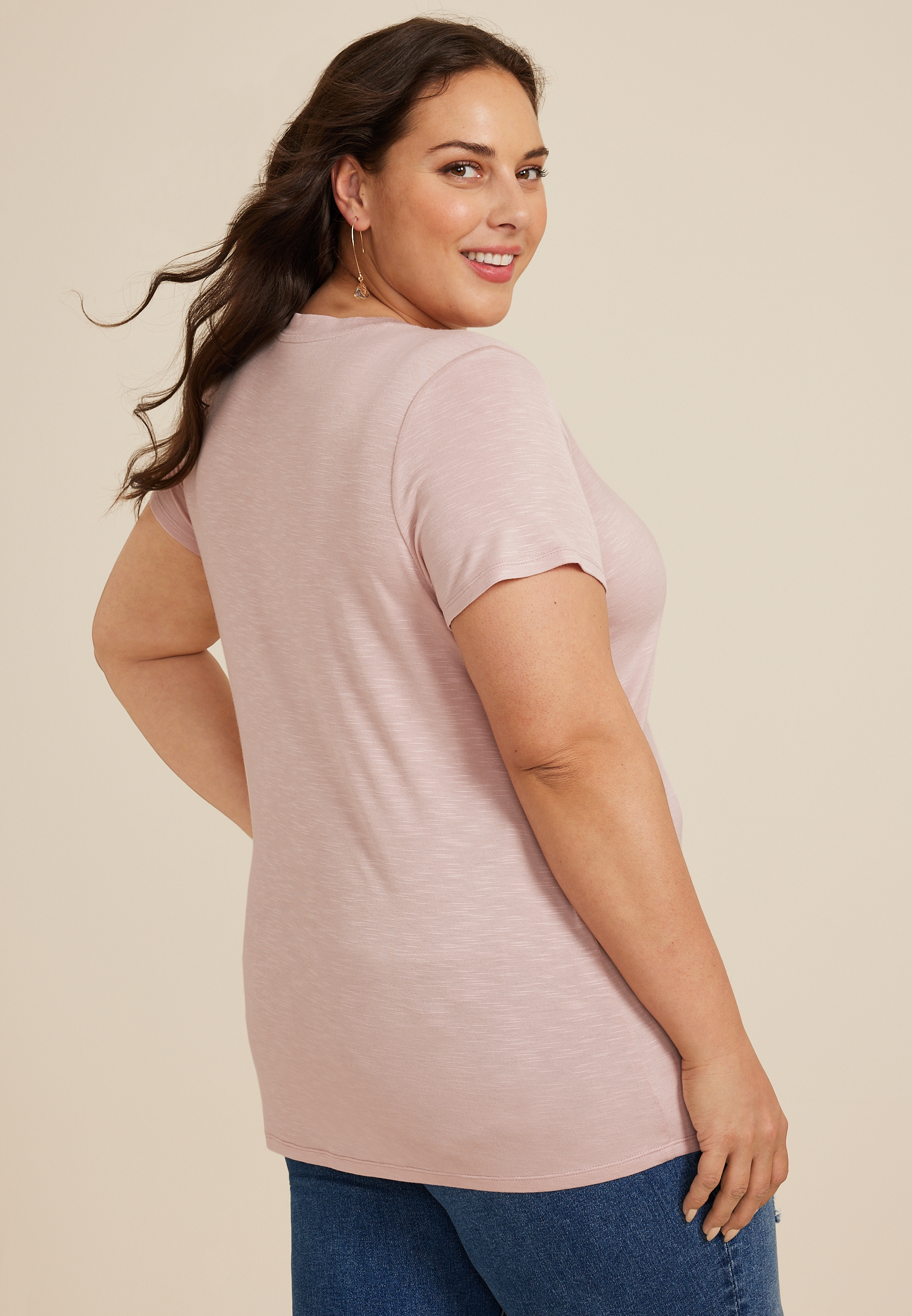Plus Size 24/7 Kennedy Crew Neck Tee, C4273, large
