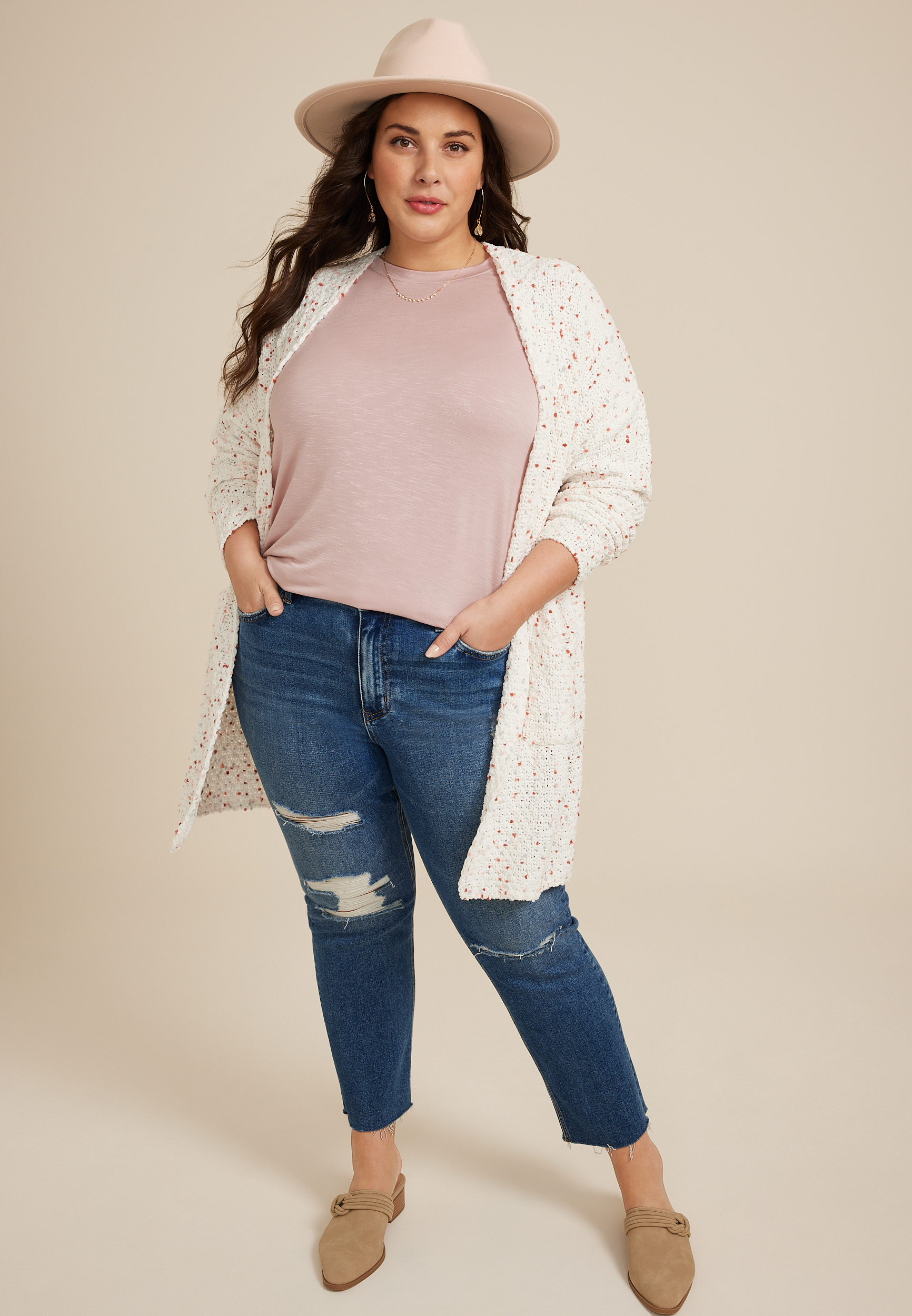 Plus Size 24/7 Kennedy Crew Neck Tee, C4273, large