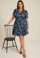 Plus Size Solene Dress, C9510, small