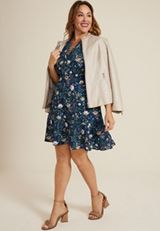 Plus Size Solene Dress, C9510, small