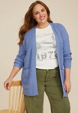Plus Size 90s Slouch Cardigan, C9724, small