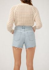 Silver Jeans Co.&reg; Sure Thing High Rise Frayed Hem 4.5in Short, , small