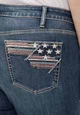 Plus Size Silver Jeans Co.&reg; Suki Curvy Mid Rise Americana Cuffed Hem Capri, C258, small