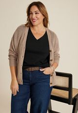 Plus Size 24/7 Dawson V Neck Tee, , small