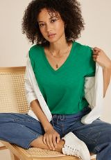 24/7 Dawson V Neck Tee, C8783, small