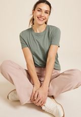 24/7 Dawson Crew Neck Tee, OLIVE ILLUSION, small