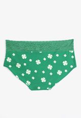 Simply Comfy Cotton Shamrock Boybrief Panty, C8268, small