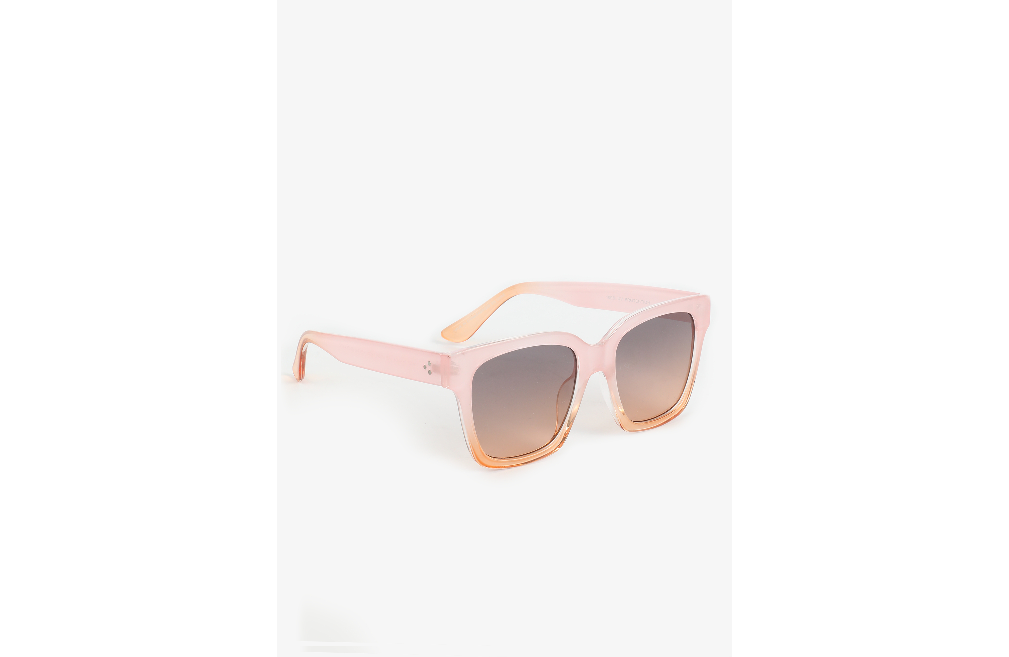 Pink Ombre Square Sunglasses