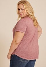 Plus Size Faith Classic Fit Graphic Tee, VINTAGE PINK, small
