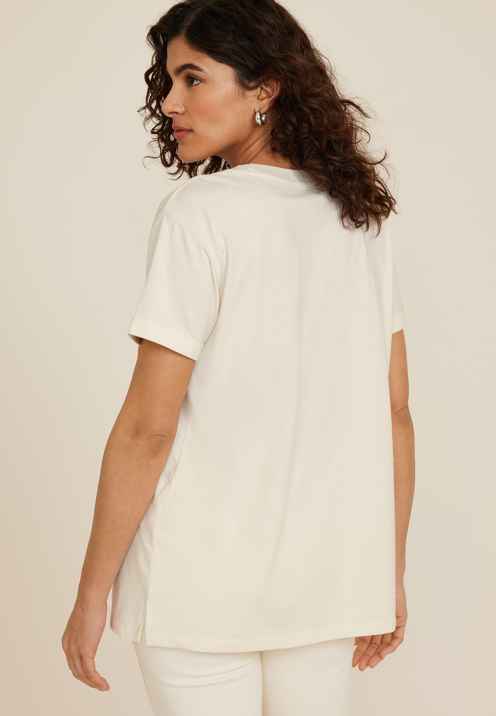 Just A Small Town Girl Oversized Fit Graphic Tee, , large