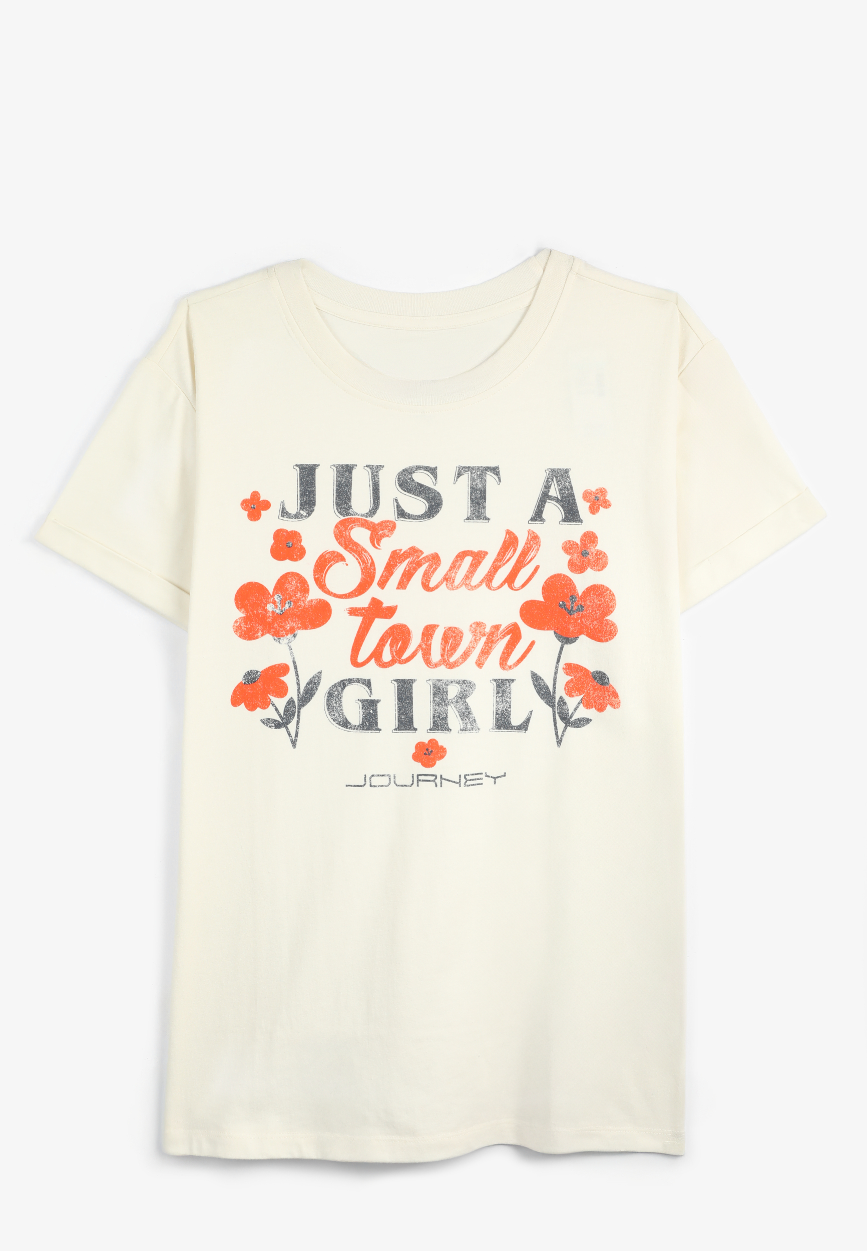 Just A Small Town Girl Oversized Fit Graphic Tee, , large