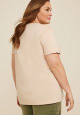 Plus Size Sunshine Feeds The Soul Oversized Fit Graphic Tee, , small
