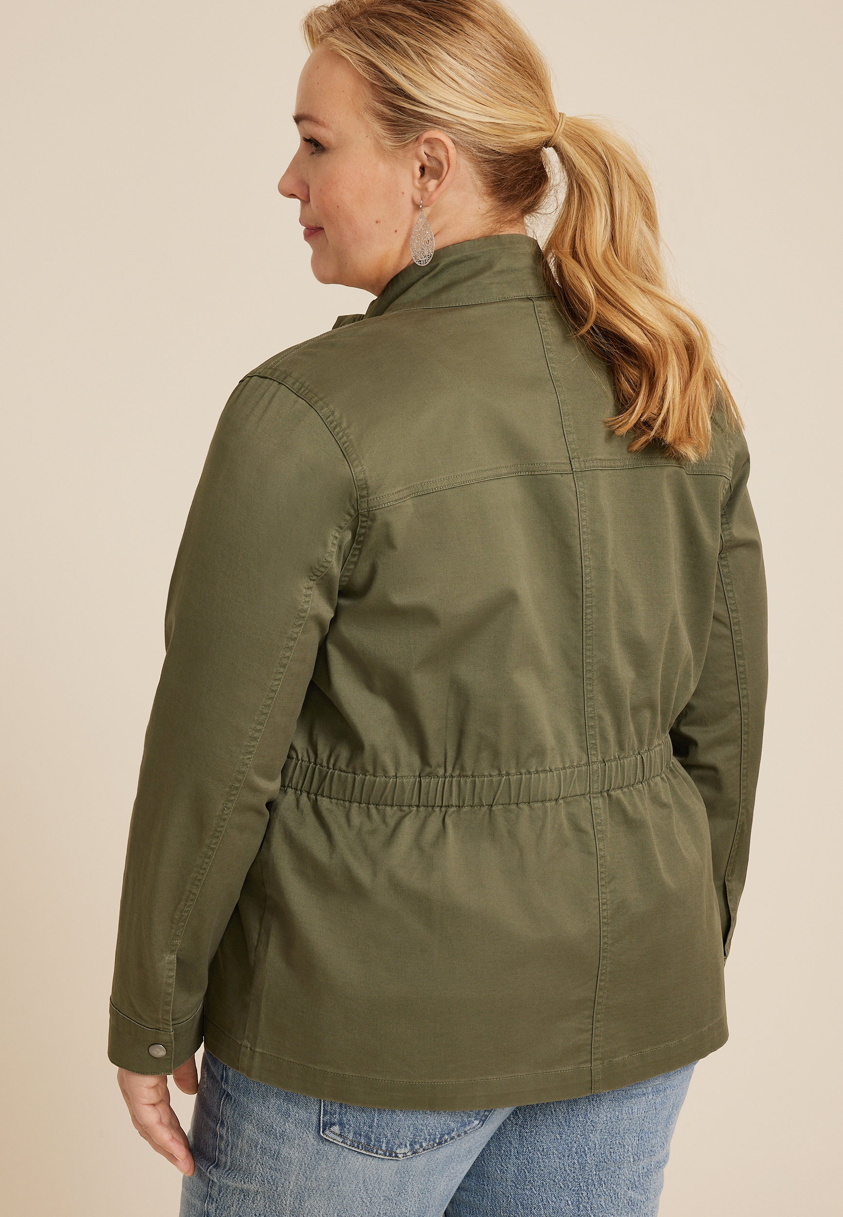 Plus Twill Jacket