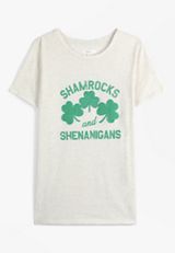 Plus Size Shamrocks And Shenanigans Classic Fit Graphic Tee, C2445, small