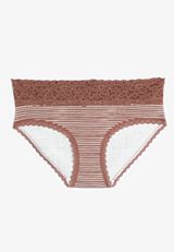 Simply Comfy Cotton Striped Hipster Panty, , small