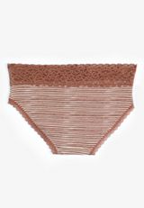 Simply Comfy Cotton Striped Hipster Panty, , small