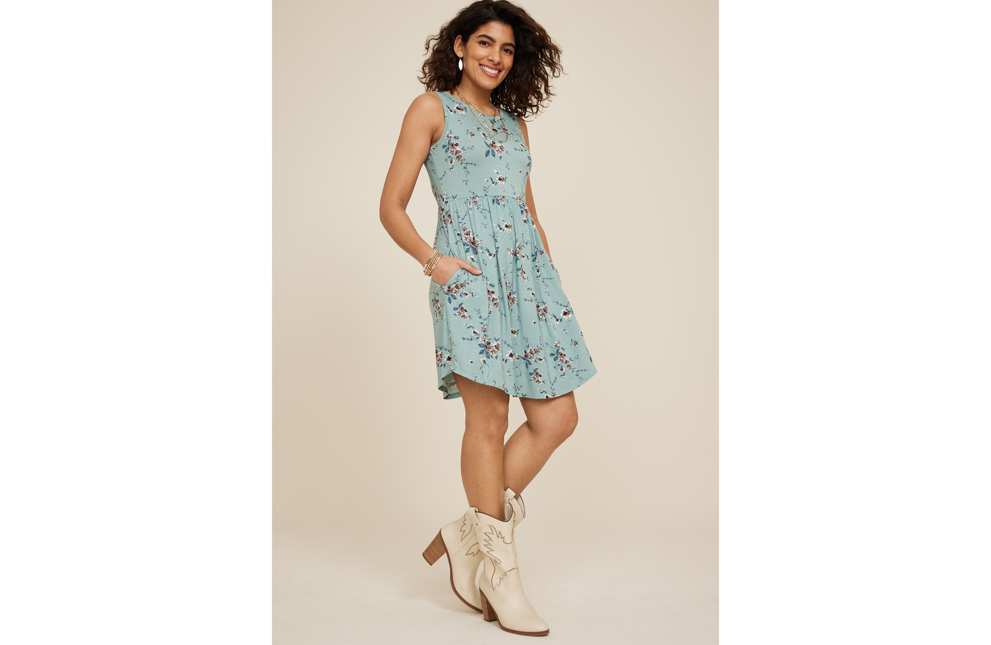 24/7 Danica Floral Dress
