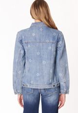 KanCan&trade; Star Denim Trucker Jacket, C2806, small