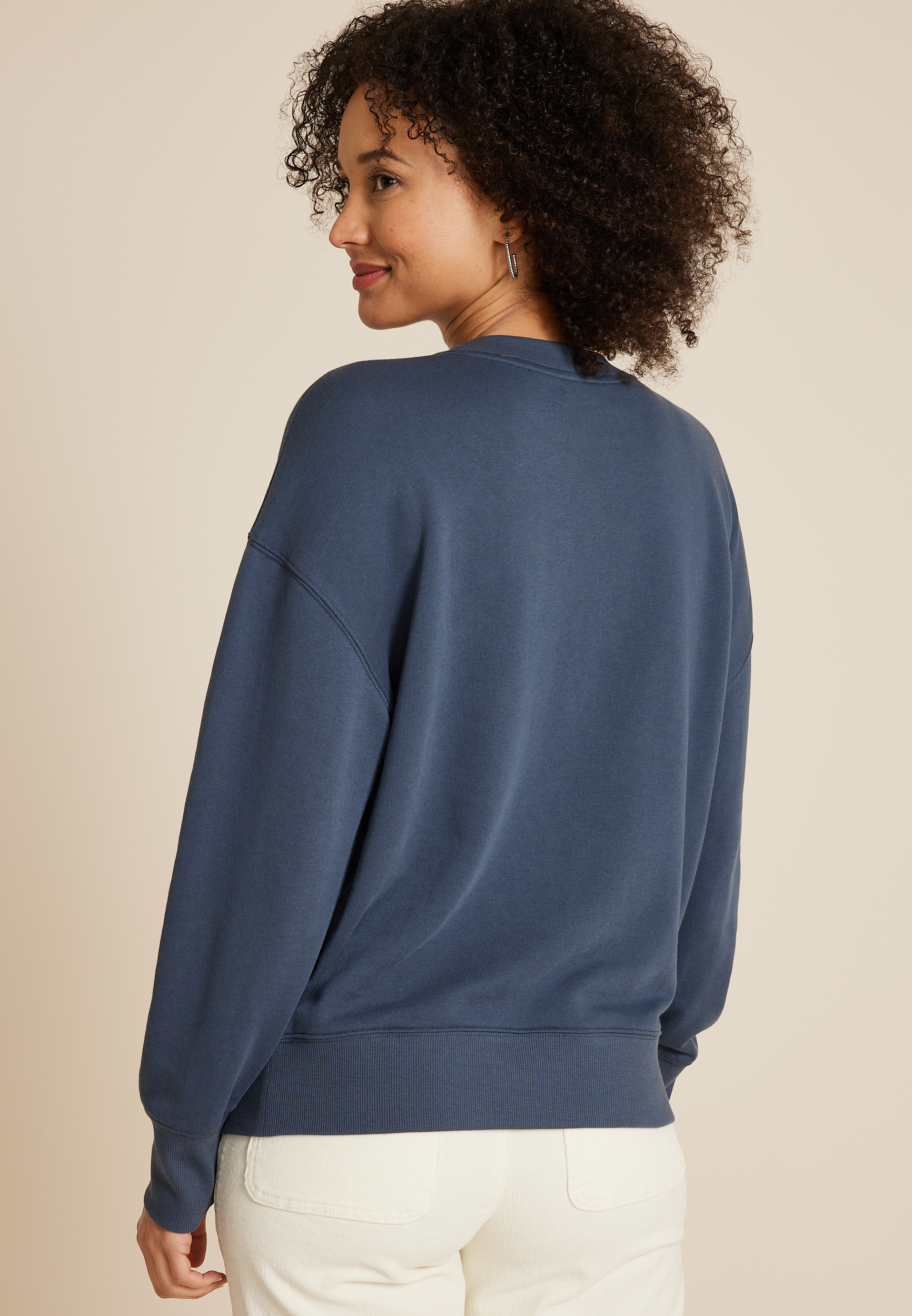 Crochet Hope Relaxed Fit Sweatshirt, C1505, large