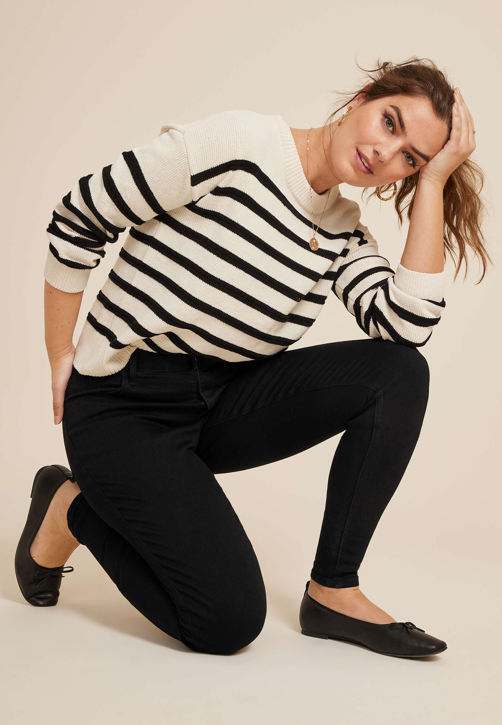 m jeans by maurices™ Black Mid Rise Jegging maurices