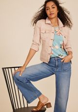 24/7 Clara Floral Short Sleeve Tee, MULTI, small