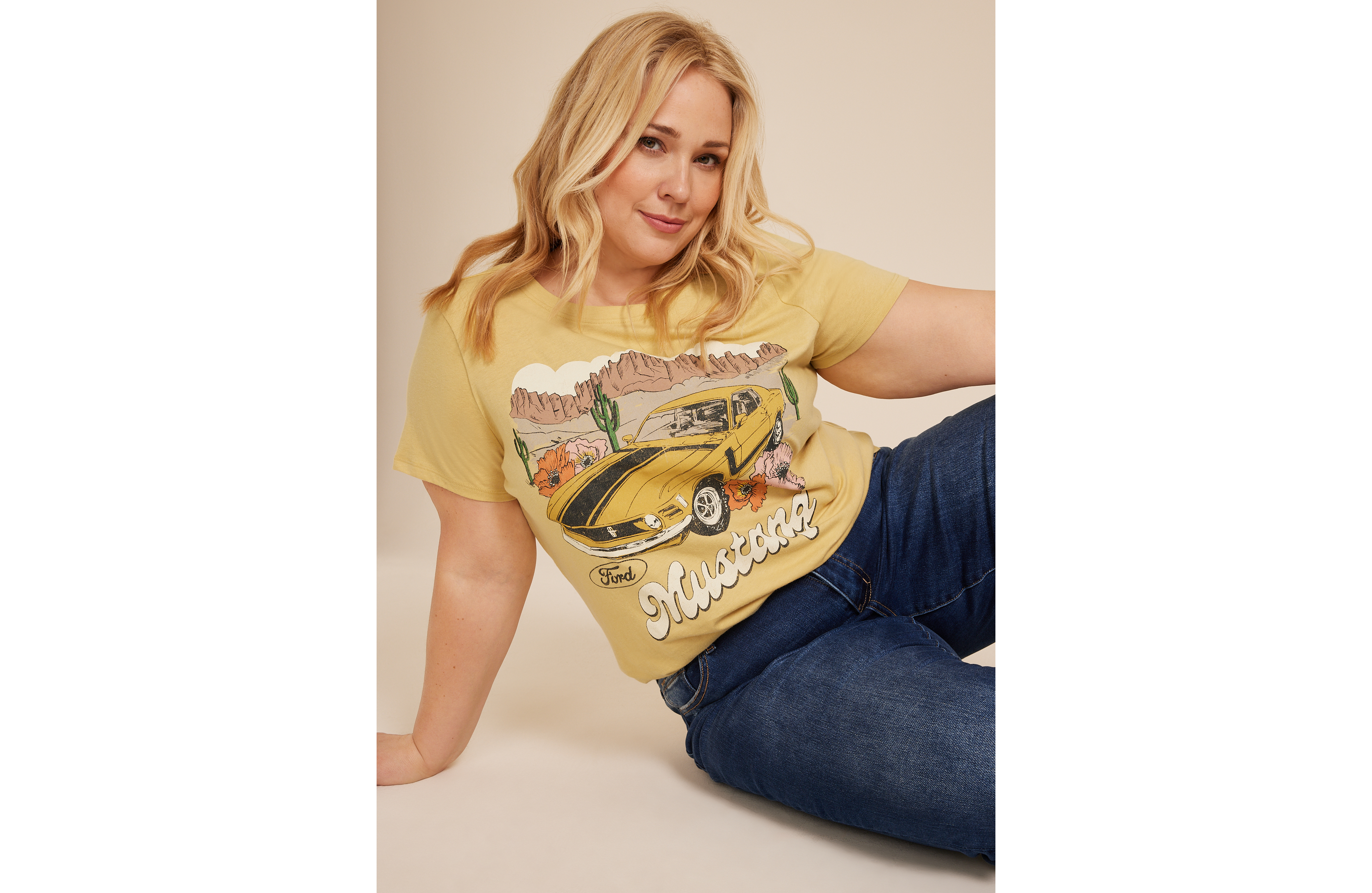 Plus Mustang Classic Fit Graphic Tee