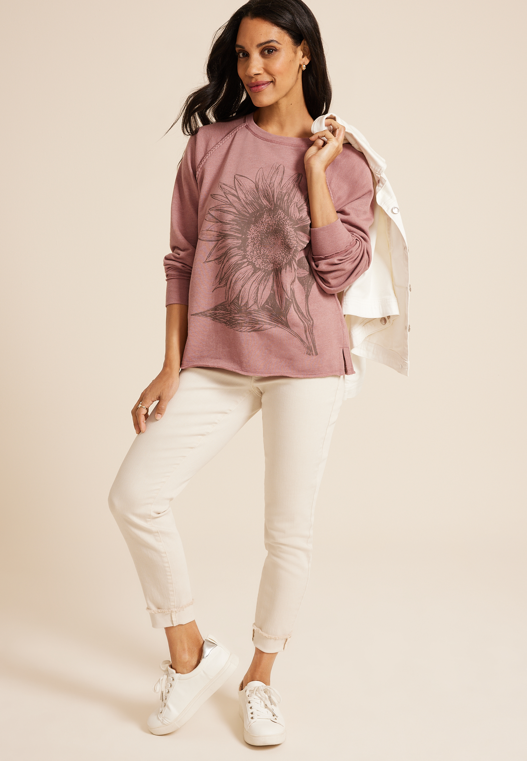 Sunflower Relaxed Fit Sweatshirt, C3343, large