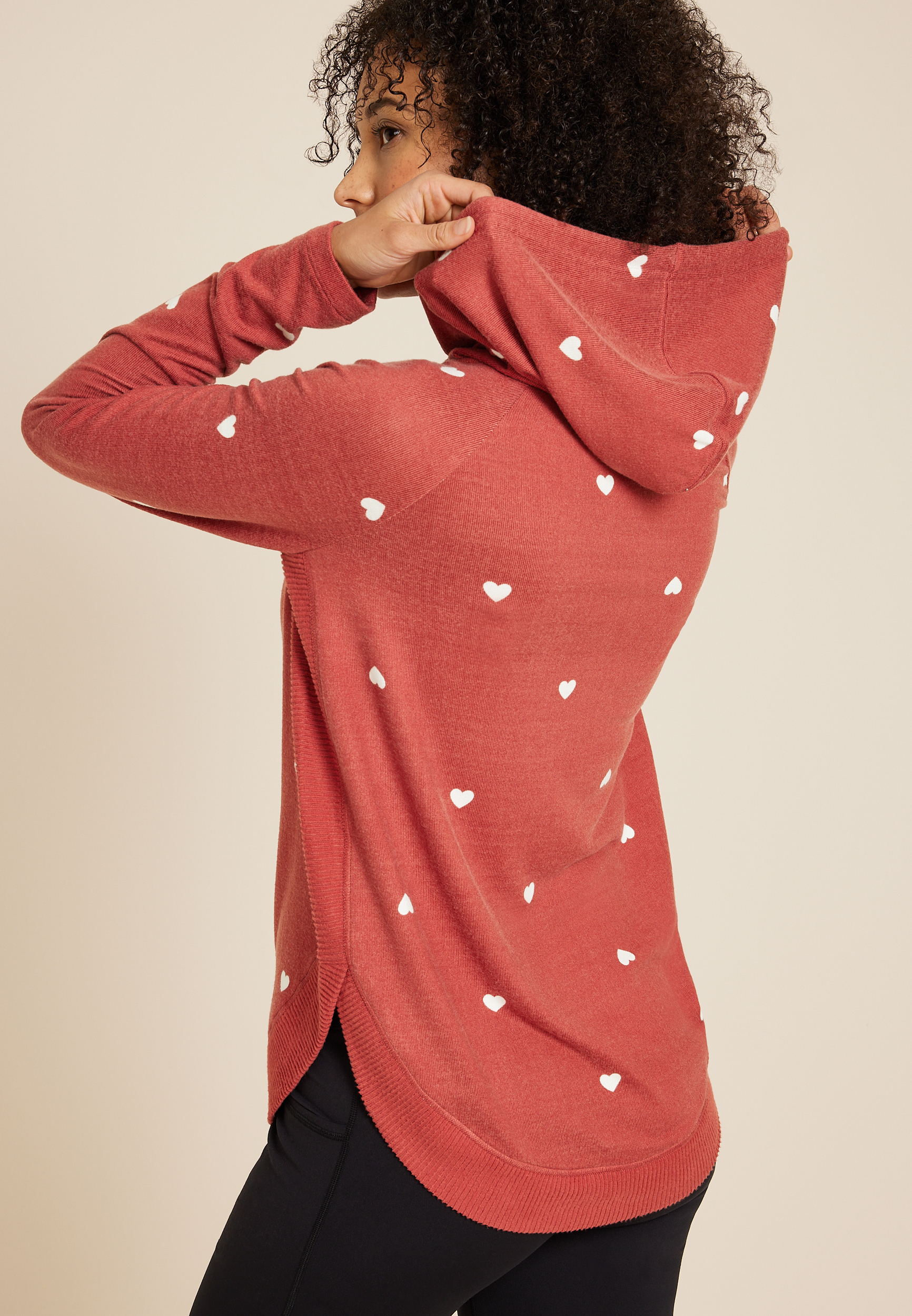 Haven Heart Hoodie, RED EARTH COMBO, large