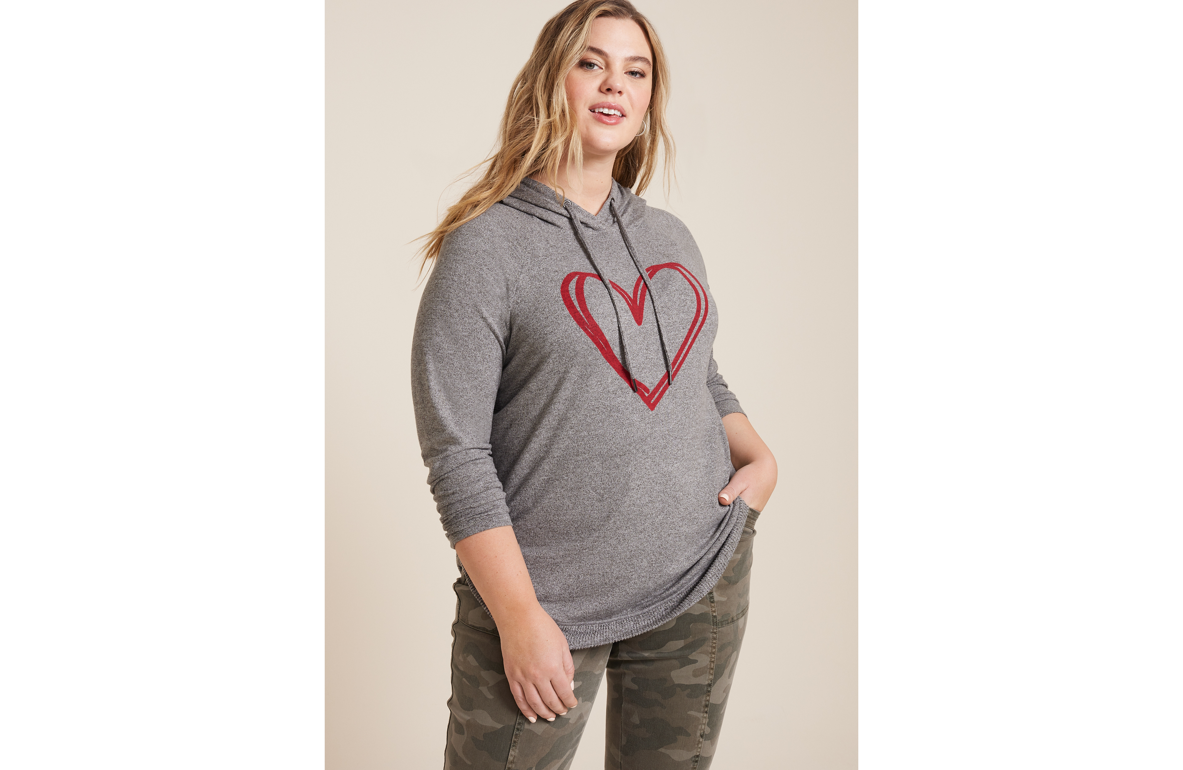 Plus Haven Heart Hoodie