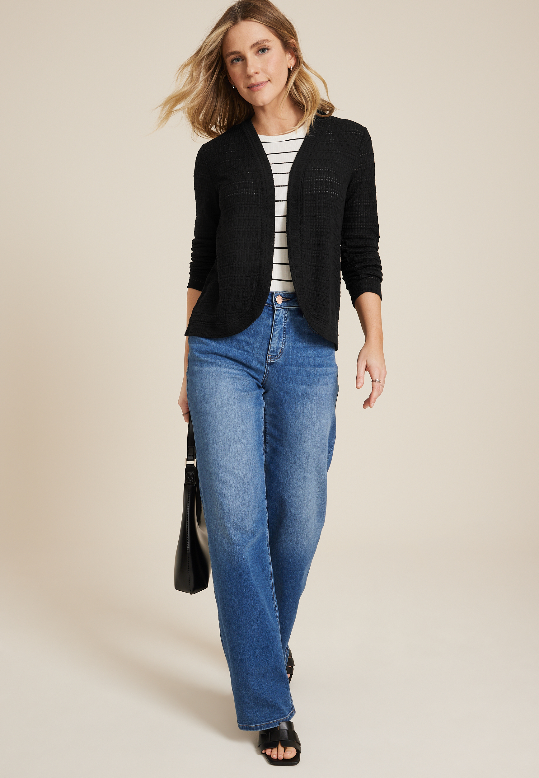 Textured Cardigan