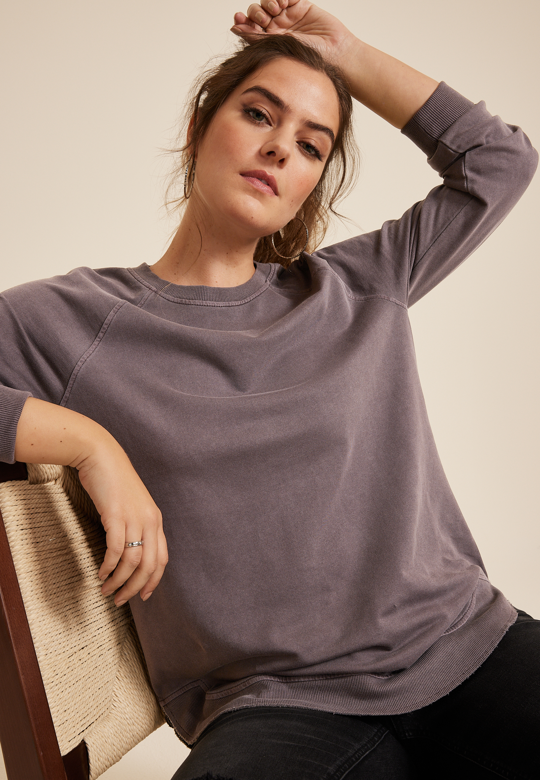 Sunhaven Crew Neck Sweatshirt, C4045, large