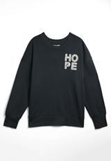 Plus Size Crochet Hope Relaxed Fit Sweatshirt, C1505, small