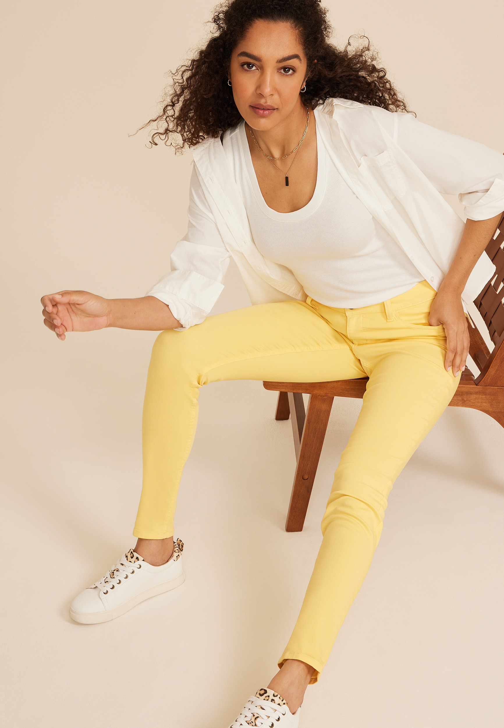 m jeans by maurices™ High Rise Color Jegging