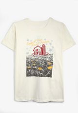 Support Your Local Farmers Oversized Fit Graphic Tee, , small