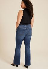 Plus Size m jeans by maurices&trade; Dark Classic Mid Rise Bootcut Jean, , small
