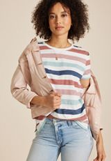 24/7 Dawson Striped Crew Neck Tee, MULTI, small