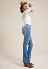 m jeans by maurices&trade; Classic Mid Rise Bootcut Jean, MEDIUM SANDBLAST, small
