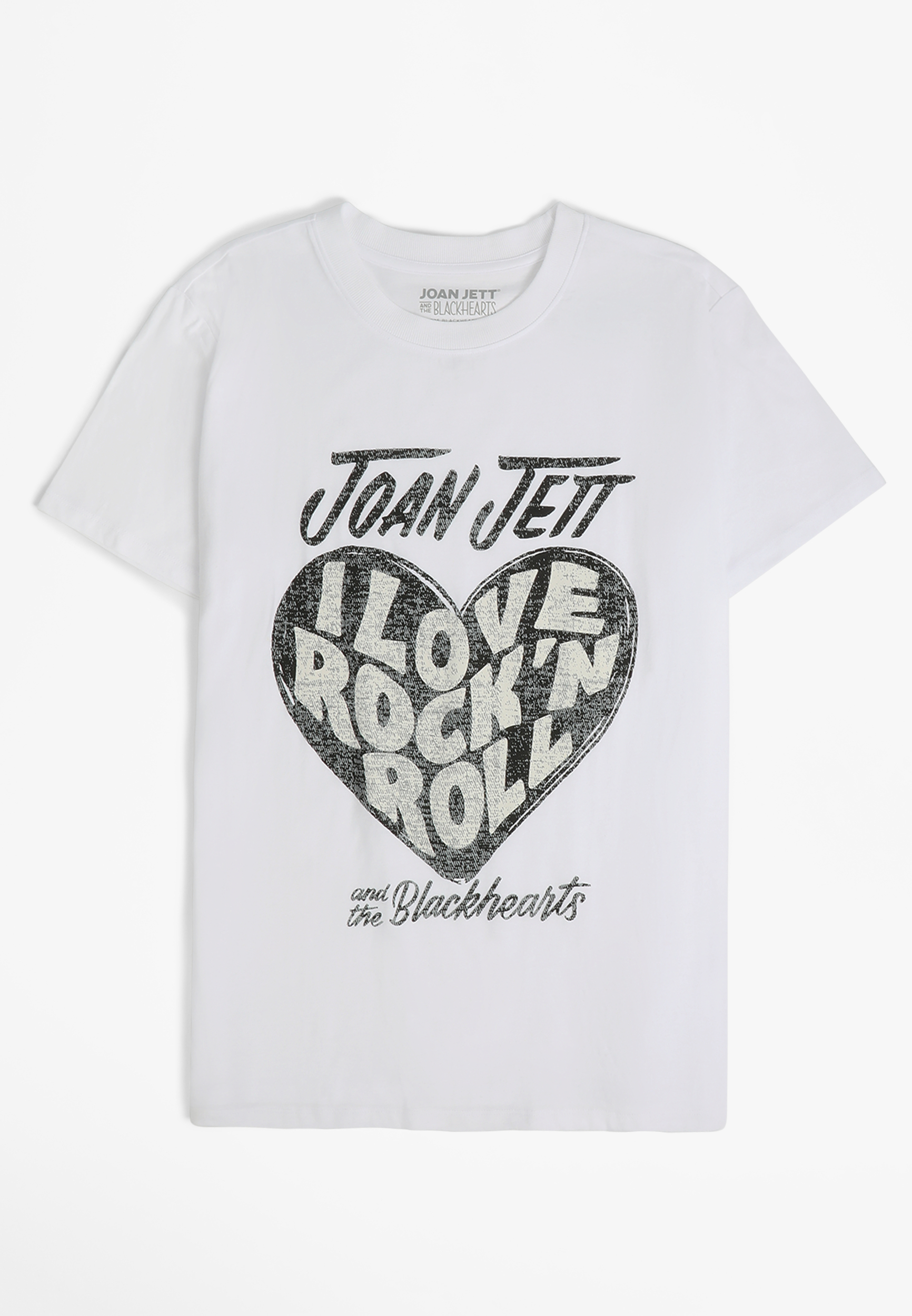 Plus Size I Love Rock And Roll Oversized Fit Graphic Tee, , large