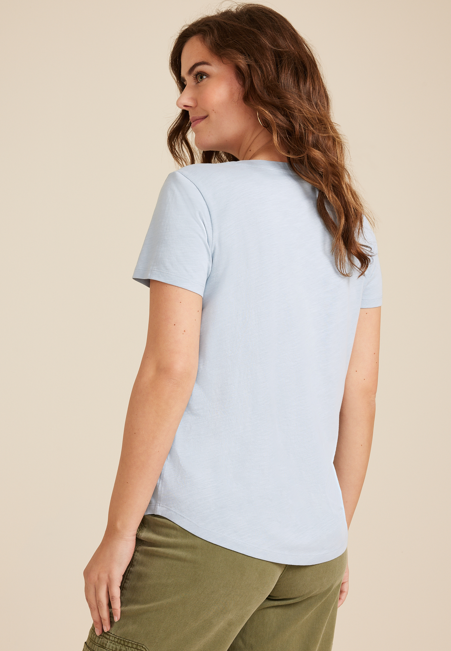 Just Keep Growing Classic Fit Graphic Tee, FOREVER BLUE, large