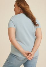 Plus Size Just Keep Growing Classic Fit Graphic Tee, , small