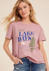 Lake Days Relaxed Fit Graphic Tee, , small