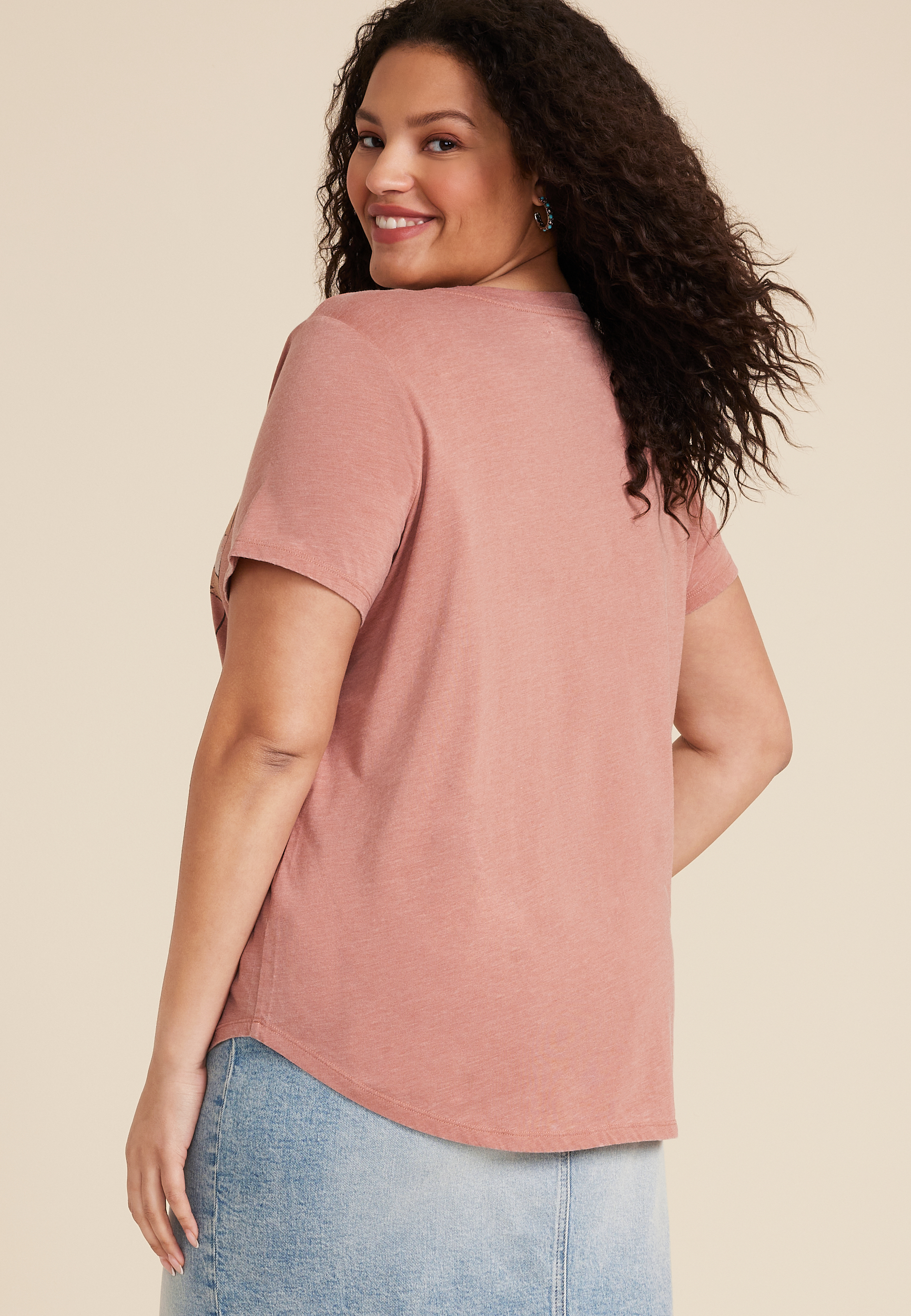 Plus Size Long Live Cowgirls Classic Fit Graphic Tee, WARM SEPIA, large