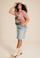 Plus Size Long Live Cowgirls Classic Fit Graphic Tee, WARM SEPIA, small