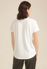 Floral Happiness Classic Fit Graphic Tee, BRIGHT WHITE, small