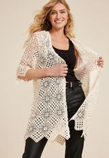 Crochet Kimono, C254, small