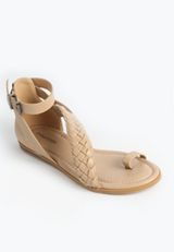 SuperCush Camilla Toe Loop Gladiator Sandal, NATURAL, small