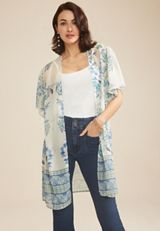 Floral Border Kimono, C1772, small