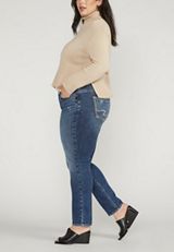 Plus Size Silver Jeans Co.&reg; Britt Curvy Low Rise Straight Jean, C258, small